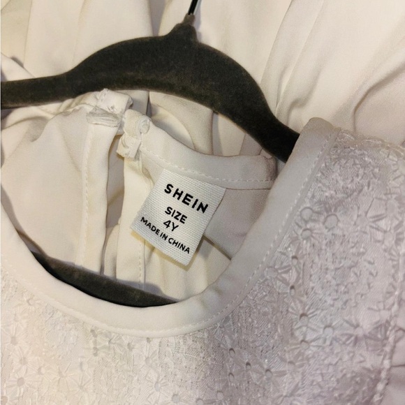 White Ruffled gir top - Picture 3 of 3